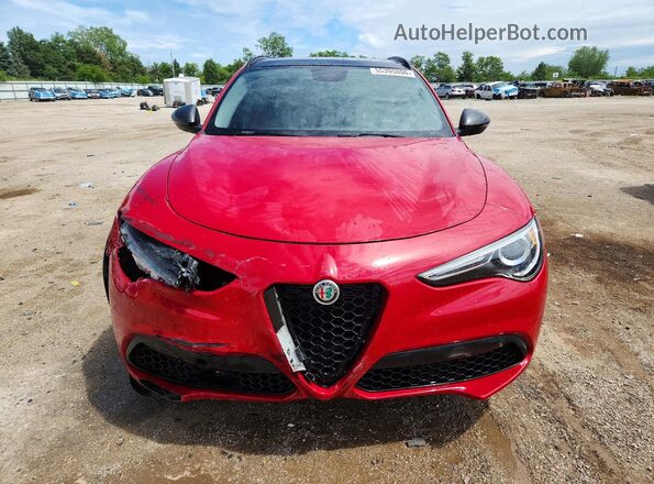 ZASPAKAN2K7C42419 2019 ALFA ROMEO STELVIO Red Front view