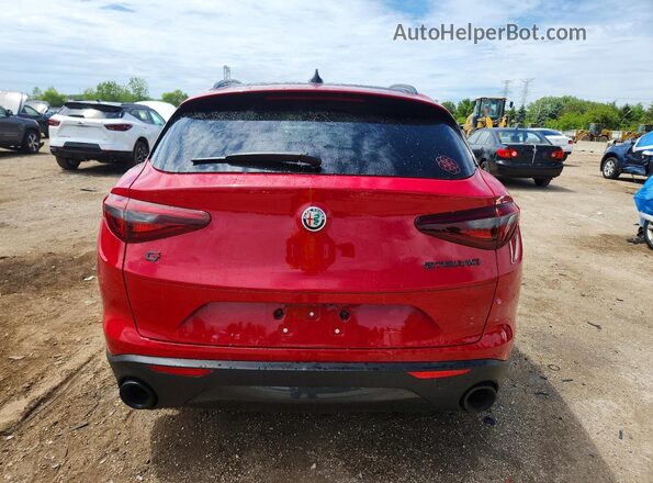 ZASPAKAN2K7C42419 2019 ALFA ROMEO STELVIO Red Rear view