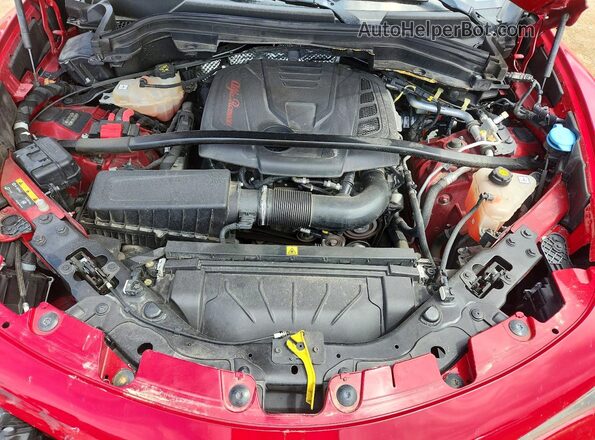 ZASPAKAN2K7C42419 2019 ALFA ROMEO STELVIO Red Rear interior view