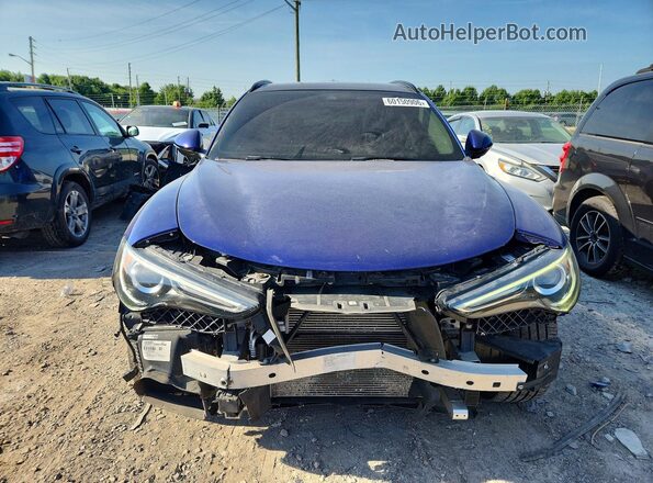 ZASPAKAN3L7C74233 2020 ALFA ROMEO STELVIO Blue Vista frontal