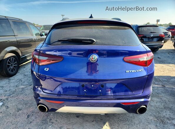 ZASPAKAN3L7C74233 2020 ALFA ROMEO STELVIO Blue Vista trasera