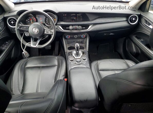 ZASPAKAN3M7D09967 2021 ALFA ROMEO STELVIO Blue Вид панелі приладів