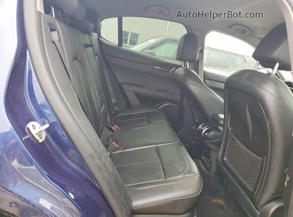 ZASPAKAN3M7D09967 2021 ALFA ROMEO STELVIO Blue Вид задньої частини салону