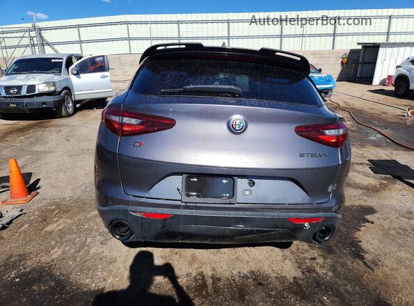 ZASPAKAN4K7C49064 2019 ALFA ROMEO STELVIO Gray Вид ззаду