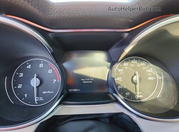 ZASPAKAN4K7C49064 2019 ALFA ROMEO STELVIO Gray Вид щитка приладів