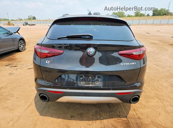 ZASPAKAN5K7C42673 2019 ALFA ROMEO STELVIO Black Հետևի տեսք