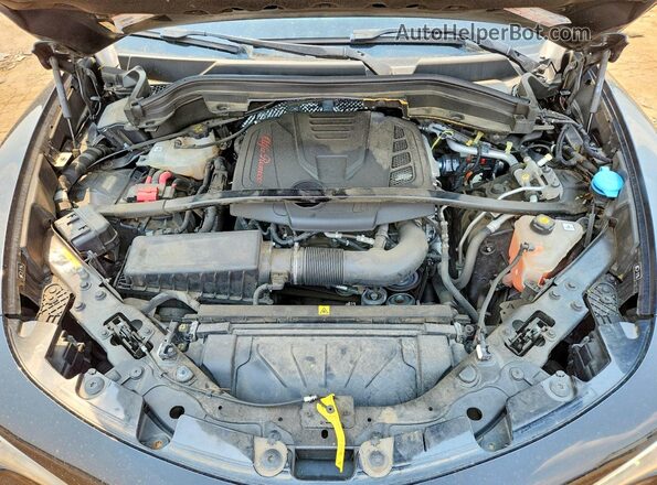 ZASPAKAN5K7C42673 2019 ALFA ROMEO STELVIO Black Շարժիչի բաժամունքի տեսք