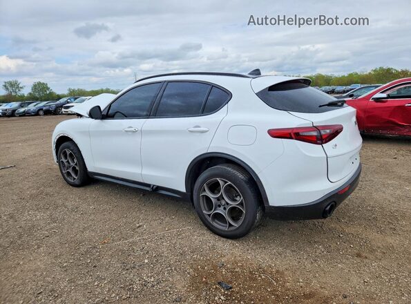 ZASPAKAN5N7D42745 2022 ALFA ROMEO STELVIO White Задня ліва чверть