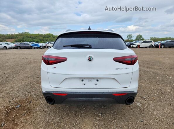 ZASPAKAN5N7D42745 2022 ALFA ROMEO STELVIO White Вид ззаду