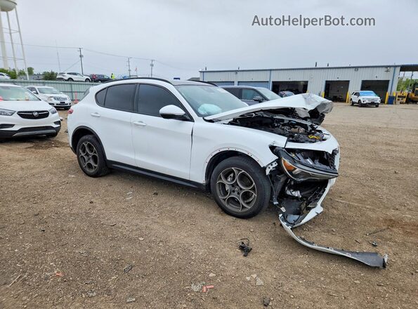 ZASPAKAN5N7D42745 2022 ALFA ROMEO STELVIO White Передня права чверть