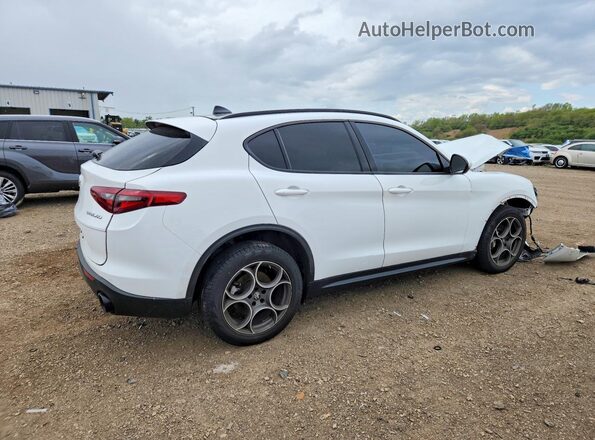 ZASPAKAN5N7D42745 2022 ALFA ROMEO STELVIO White Задня права чверть