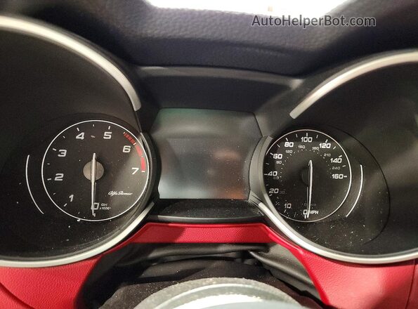 ZASPAKAN6L7C96064 2020 ALFA ROMEO STELVIO White Սարքավորումների վահանակի տեսք