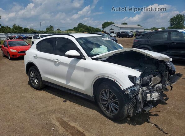 ZASPAKAN6N7D27526 2022 ALFA ROMEO STELVIO White Առջևի աջ