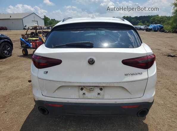 ZASPAKAN6N7D27526 2022 ALFA ROMEO STELVIO White Հետևի տեսք