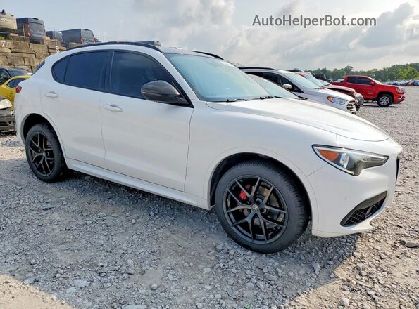 ZASPAKAN7L7C74672 2020 ALFA ROMEO STELVIO White Delantero derecho