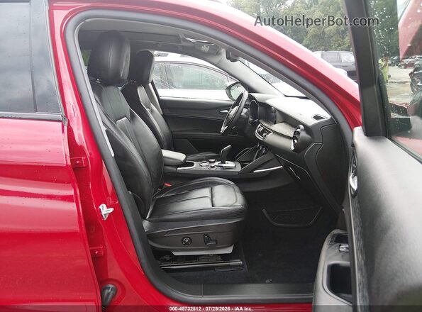 ZASPAKAN8L7C74356 2020 ALFA ROMEO STELVIO Red წინა სალონის ხედი
