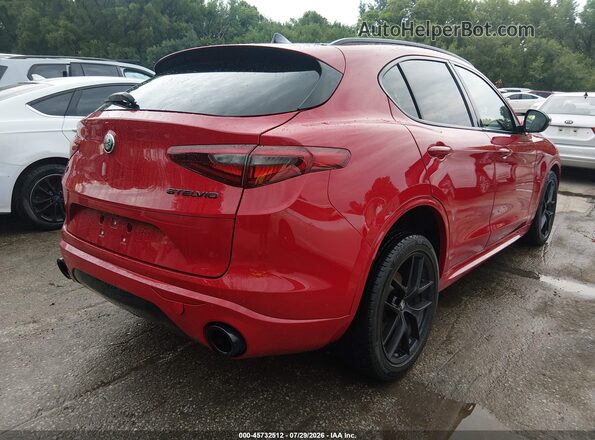 ZASPAKAN8L7C74356 2020 ALFA ROMEO STELVIO Red უკანა მარჯვენა