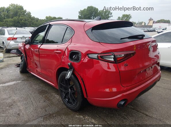 ZASPAKAN8L7C74356 2020 ALFA ROMEO STELVIO Red უკანა მარცხენა