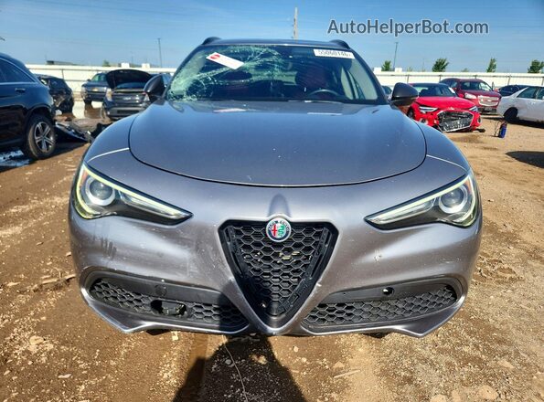 ZASPAKAN8L7C91447 2020 ALFA ROMEO STELVIO Gray Front view