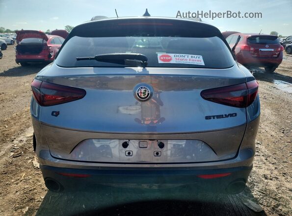 ZASPAKAN8L7C91447 2020 ALFA ROMEO STELVIO Gray Rear view