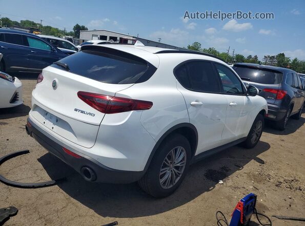 ZASPAKAN8N7D25017 2022 ALFA ROMEO STELVIO White უკანა მარჯვენა