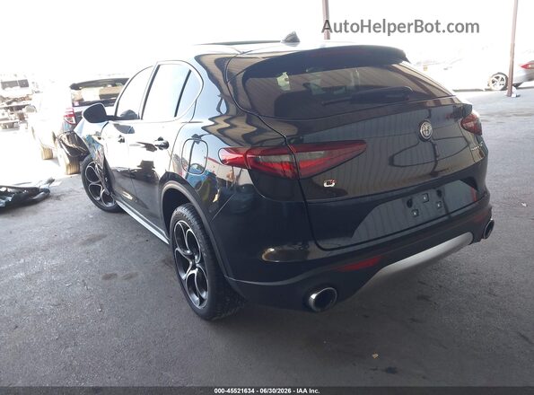 ZASPAKBN0K7C49321 2019 ALFA ROMEO STELVIO Черный Задняя левая четверть