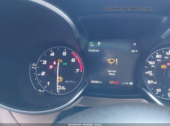 ZASPAKBN0K7C49321 2019 ALFA ROMEO STELVIO Черный 