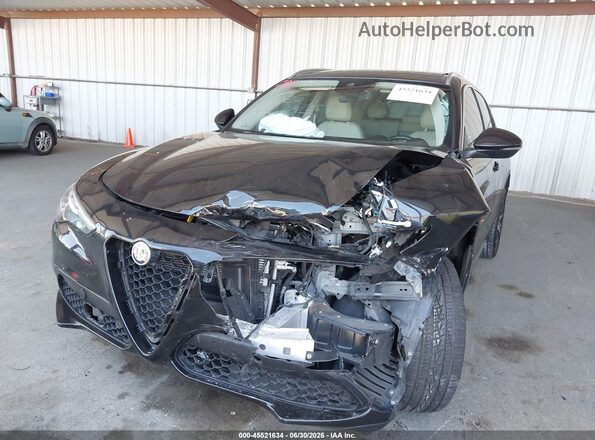 ZASPAKBN0K7C49321 2019 ALFA ROMEO STELVIO Черный Вид спереди