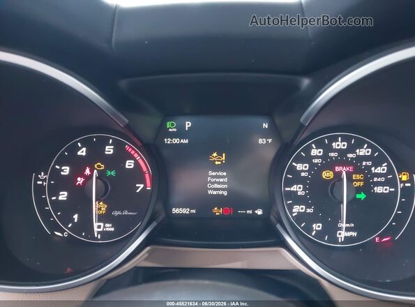 ZASPAKBN0K7C49321 2019 ALFA ROMEO STELVIO Черный Вид задних сидений