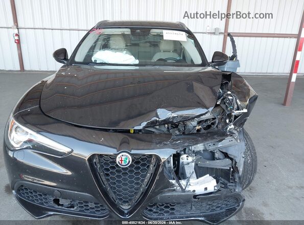ZASPAKBN0K7C49321 2019 ALFA ROMEO STELVIO Черный Вид задней части салона