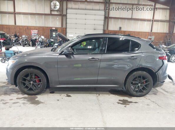 ZASPAKBN0L7C73734 2020 ALFA ROMEO STELVIO Gray Панорамний вид салону 360°