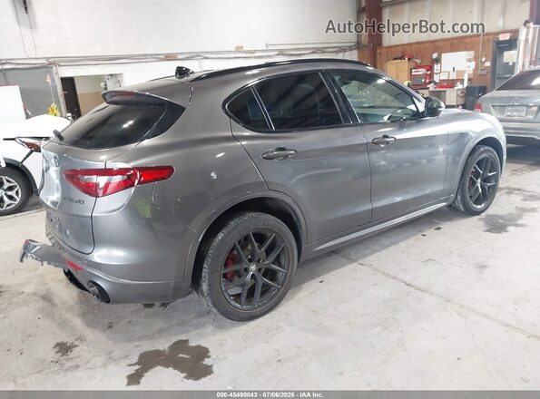 ZASPAKBN0L7C73734 2020 ALFA ROMEO STELVIO Gray Задня права чверть