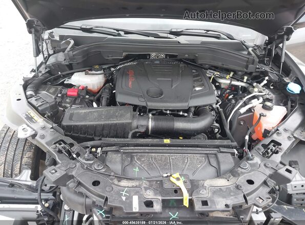 ZASPAKBN0R7D82980 2024 ALFA ROMEO STELVIO Gray Вид ззаду