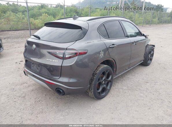 ZASPAKBN0R7D82980 2024 ALFA ROMEO STELVIO Gray Задня права чверть
