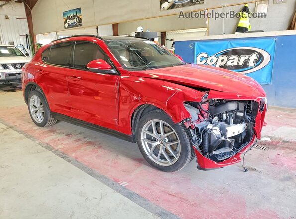ZASPAKBN1K7C32172 2019 ALFA ROMEO STELVIO Red Առջևի աջ