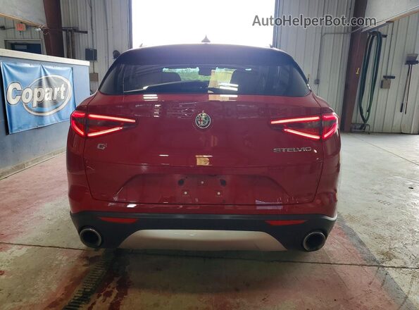 ZASPAKBN1K7C32172 2019 ALFA ROMEO STELVIO Red Հետևի տեսք