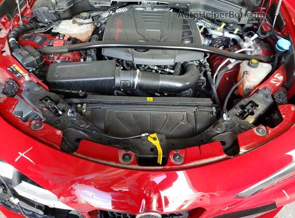ZASPAKBN1K7C32172 2019 ALFA ROMEO STELVIO Red Սալոնի հետևի տեսք