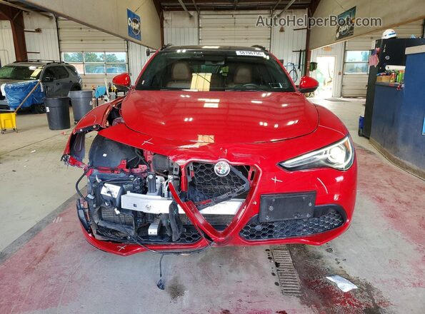 ZASPAKBN1K7C32172 2019 ALFA ROMEO STELVIO Red Դիմացի տեսք