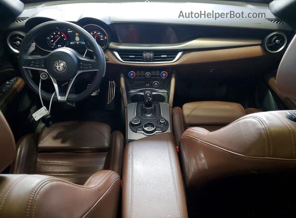 ZASPAKBN1K7C32172 2019 ALFA ROMEO STELVIO Red Առջևի վահանակի տեսք