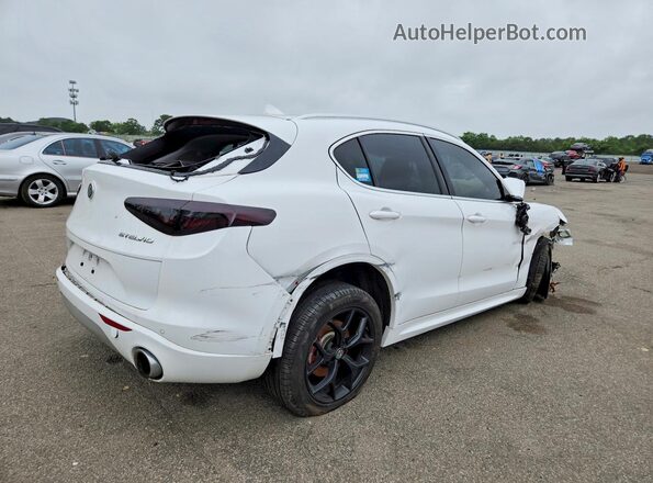 ZASPAKBN1L7C87772 2020 ALFA ROMEO STELVIO White Tył prawy