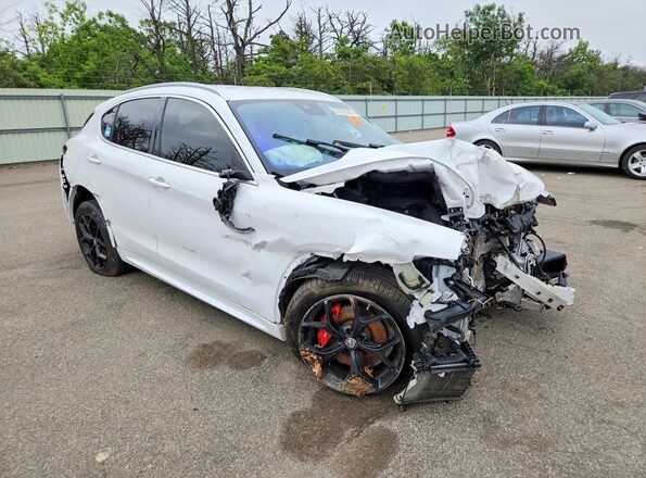 ZASPAKBN1L7C87772 2020 ALFA ROMEO STELVIO White Przód prawy