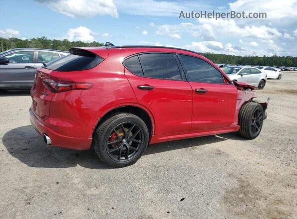 ZASPAKBN1M7D19623 2021 ALFA ROMEO STELVIO Red უკანა მარჯვენა