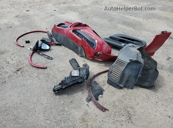ZASPAKBN1M7D19623 2021 ALFA ROMEO STELVIO Red VIN კოდის სტიკერის ხედი