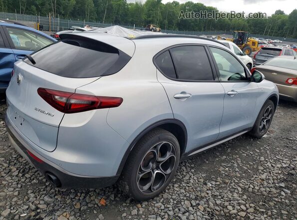 ZASPAKBN1N7D33801 2022 ALFA ROMEO STELVIO Blue უკანა მარჯვენა