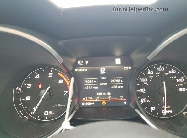 ZASPAKBN1N7D33801 2022 ALFA ROMEO STELVIO Blue ხელსაწყოთა პანელის ხედი