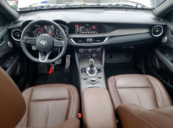 ZASPAKBN1N7D33801 2022 ALFA ROMEO STELVIO Blue წინა პანელის ხედი