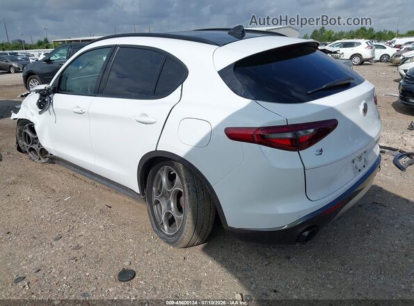 ZASPAKBN1P7D54683 2023 ALFA ROMEO STELVIO White Задня ліва чверть