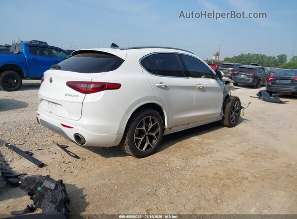 ZASPAKBN2M7D10350 2021 ALFA ROMEO STELVIO Белый Задняя правая четверть