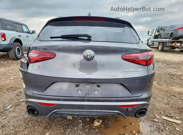 ZASPAKBN2N7D38179 2022 ALFA ROMEO STELVIO Gray Rear view