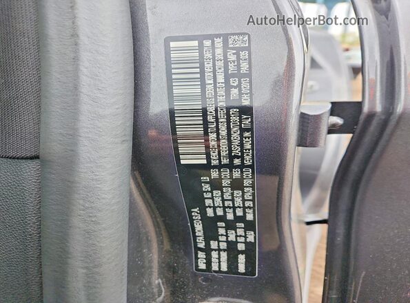 ZASPAKBN2N7D38179 2022 ALFA ROMEO STELVIO Gray VIN sticker view